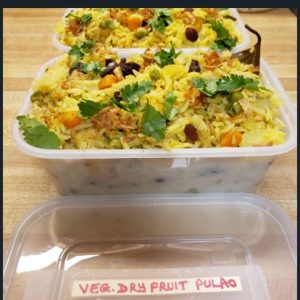 Vegetarian pulao / biryani